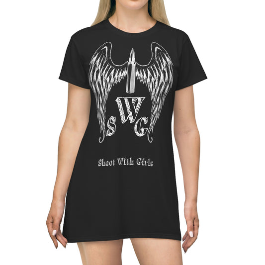 All Over Print T-Shirt Dress